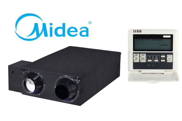 Midea HRV-D800(B) (800 m3/h, 230V, 1 fázis) KJR-27B/E távirányítóval